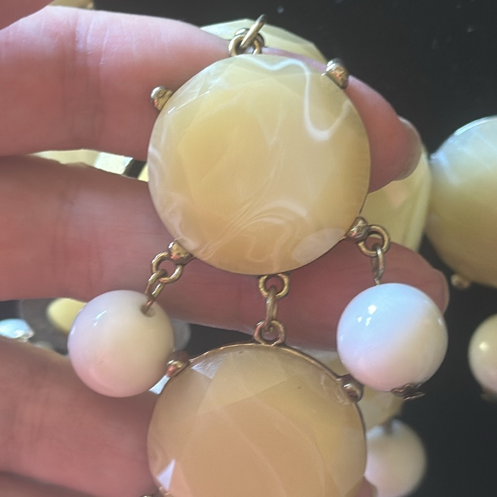 32” Long Bubble Layered Statement Stone Fashion J… - image 8